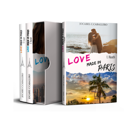 Coffret Love made in Paris Romance de l'auteure Jocabel C.CABALLERO